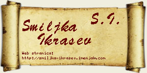 Smiljka Ikrašev vizit kartica